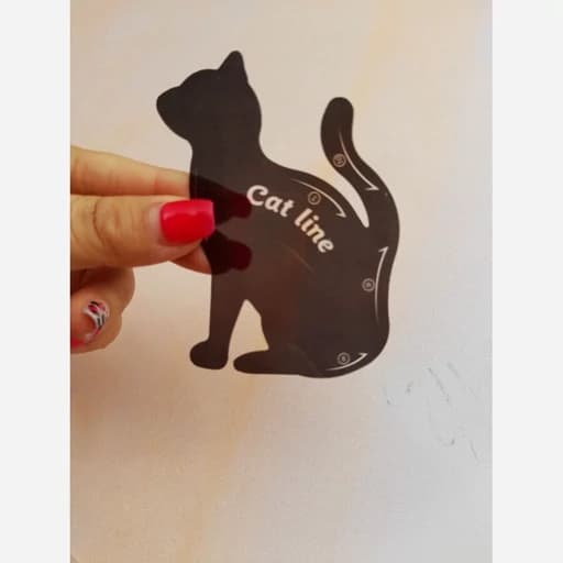 شابلون خط چشم گربه ای Cat Line — تصویر ۸