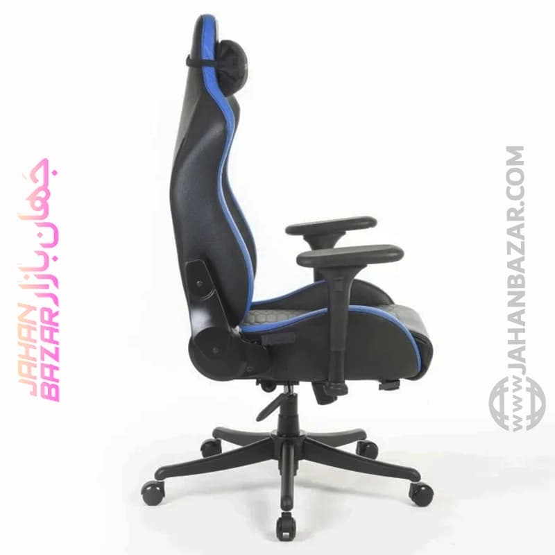 صندلی گیمینگ رنزو مدل RENZO Royal Blue Navy آبی دریایی — تصویر ۲