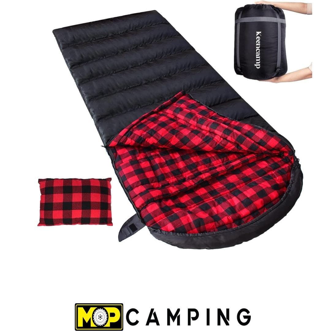 کیسه خواب یک نفره مشکی MOP ضد آب — تصویر ۵
