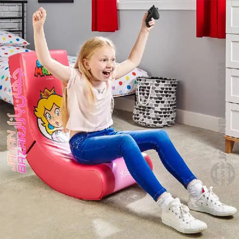 صندلی گیمینگ ایکس راکر X Rocker Nintendo All Star Peach Mario — تصویر ۲