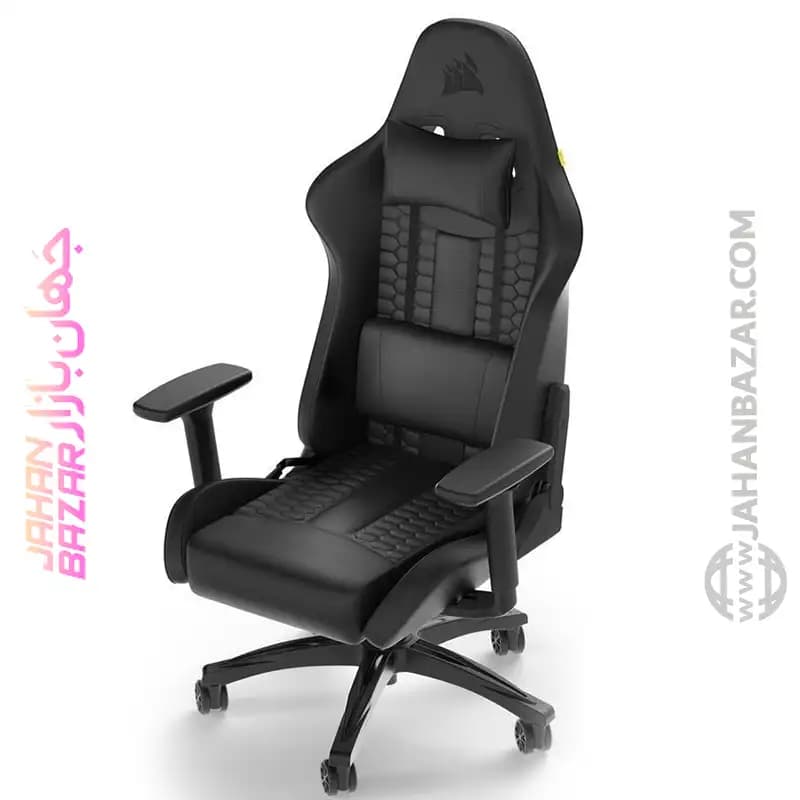صندلی گیمینگ کورسیر ریلکس Corsair TC100 RELAXED Leatherette Black — تصویر ۸