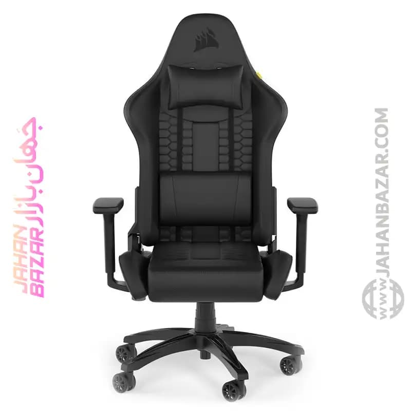 صندلی گیمینگ کورسیر ریلکس Corsair TC100 RELAXED Leatherette Black — تصویر ۶