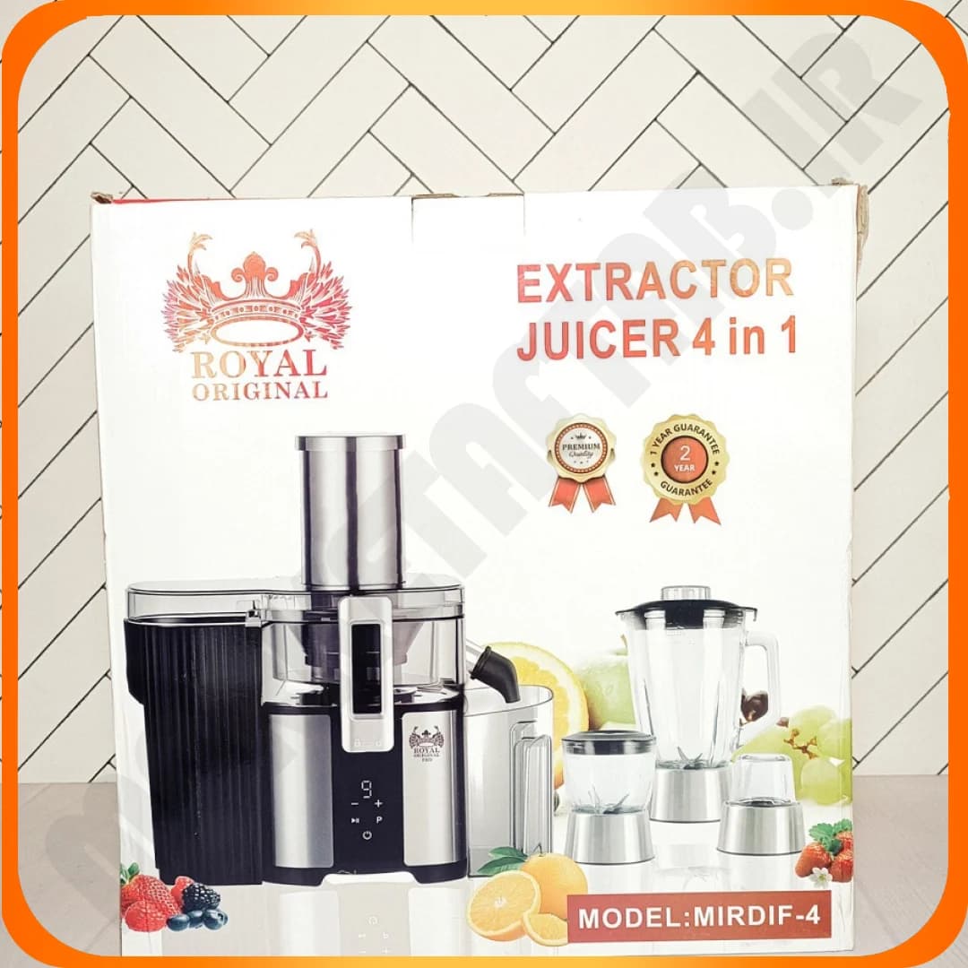 آبمیوه گیری 4 کاره 1200 وات MIRDIF-2 رویال — تصویر ۲