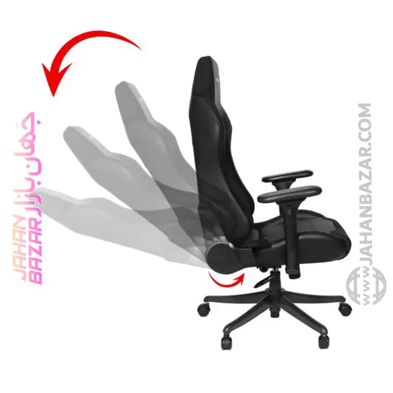 صندلی گیمینگ رنزو مدل RENZO Imperial XL Hybrid Black مشکی هیبریدی — تصویر ۴