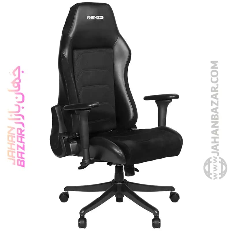 صندلی گیمینگ رنزو مدل RENZO Imperial XL Hybrid Black مشکی هیبریدی — تصویر ۲