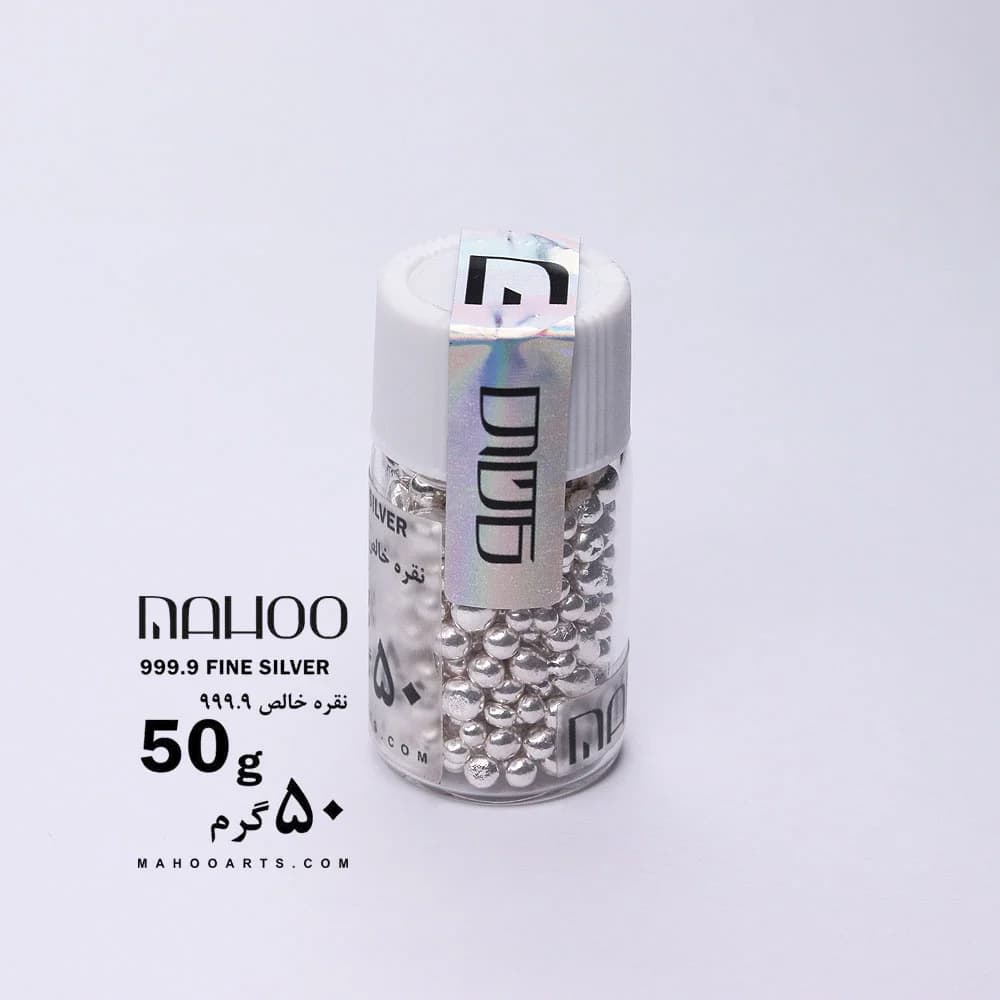 ساچمه نقره 50 گرمی با عیار ۹۹۹.۹ — تصویر ۵