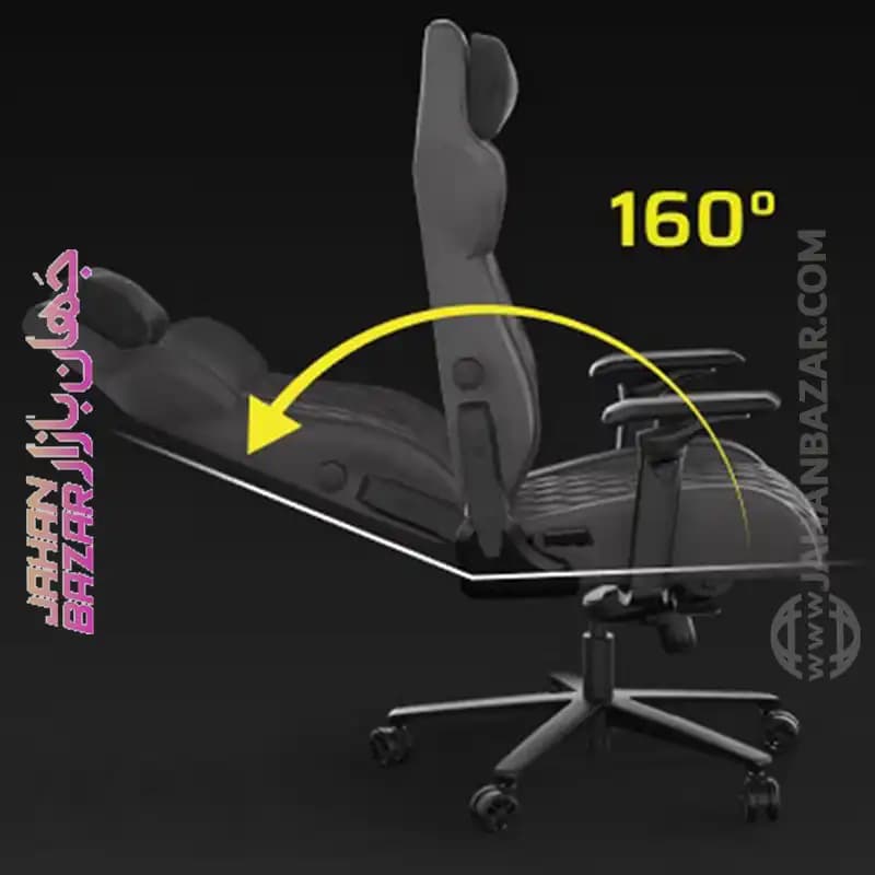 صندلی گیمینگ کورسیر Corsair TC500 Luxe Shadow مشکی مات — تصویر ۱۱
