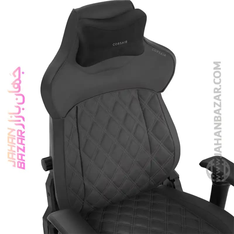 صندلی گیمینگ کورسیر Corsair TC500 Luxe Shadow مشکی مات — تصویر ۱۰