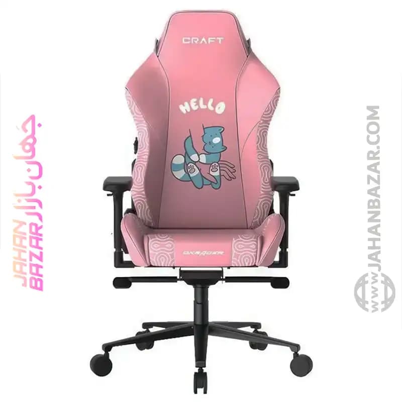 صندلی گیمینگ Dxracer Craft Series Hello Human Cat L — تصویر ۸
