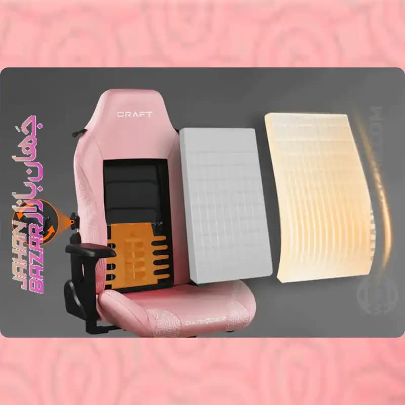 صندلی گیمینگ Dxracer Craft Series Hello Human Cat XL — تصویر ۴