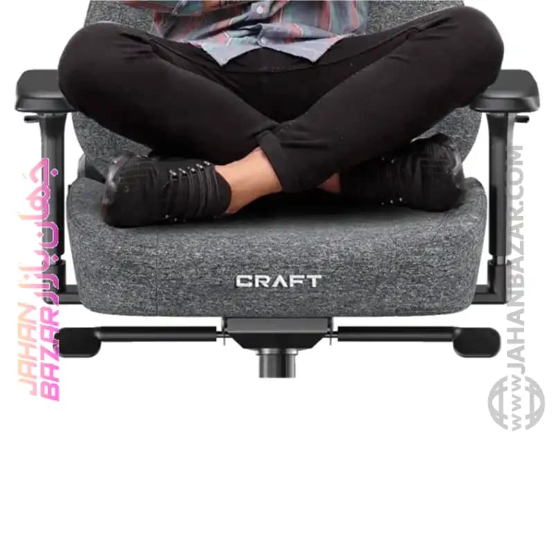 صندلی گیمینگ دی ایکس ریسر DXRacer Craft 2025 XL Fabric Grey خاکستری — تصویر ۱۲