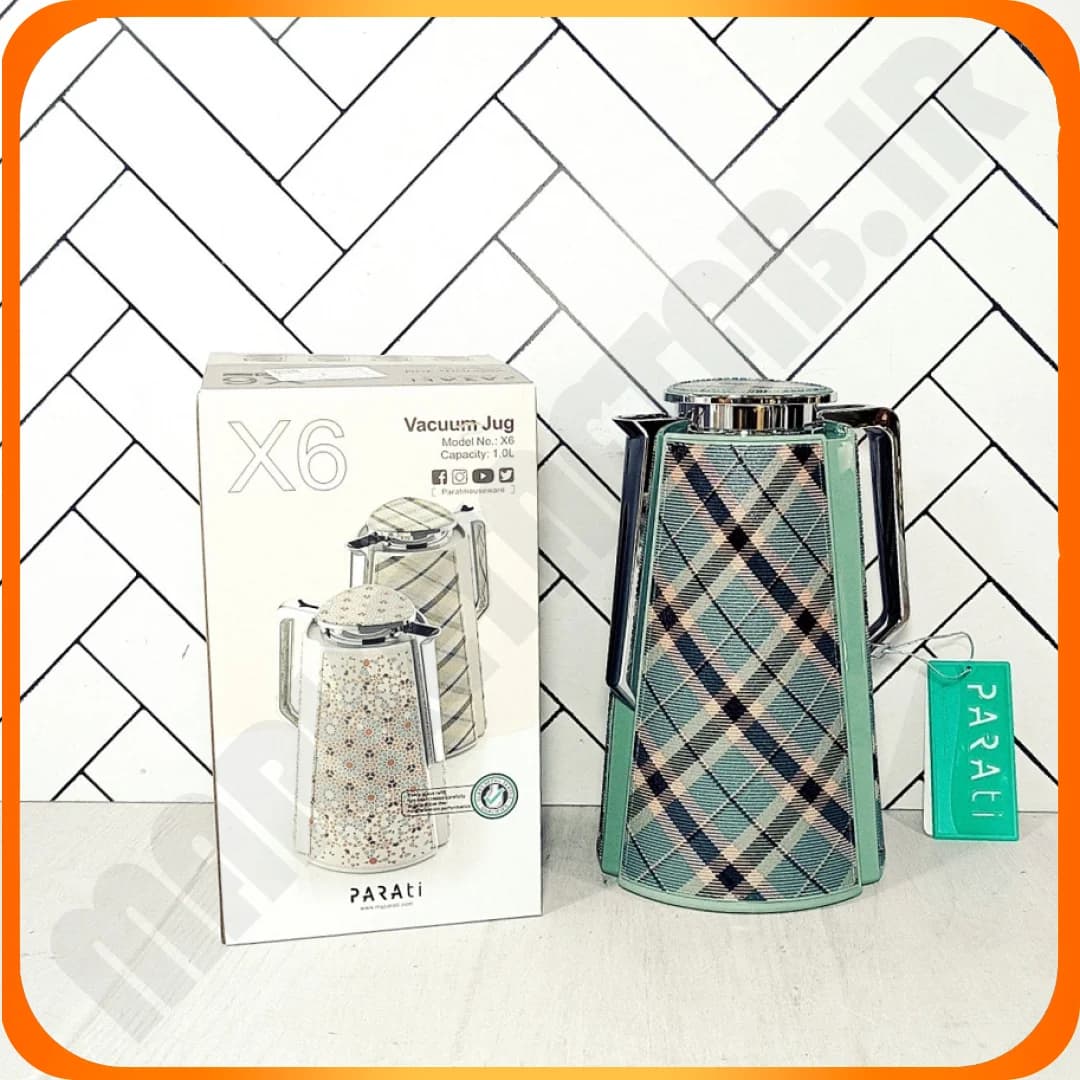 فلاسک 1 لیتر طرح چرم طرح دار NB5290 D پاراتی — تصویر ۲