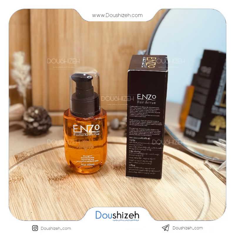 روغن مو آرگان حاوی کراتین انزو کیفیت اقتصادی ENZO — تصویر ۶