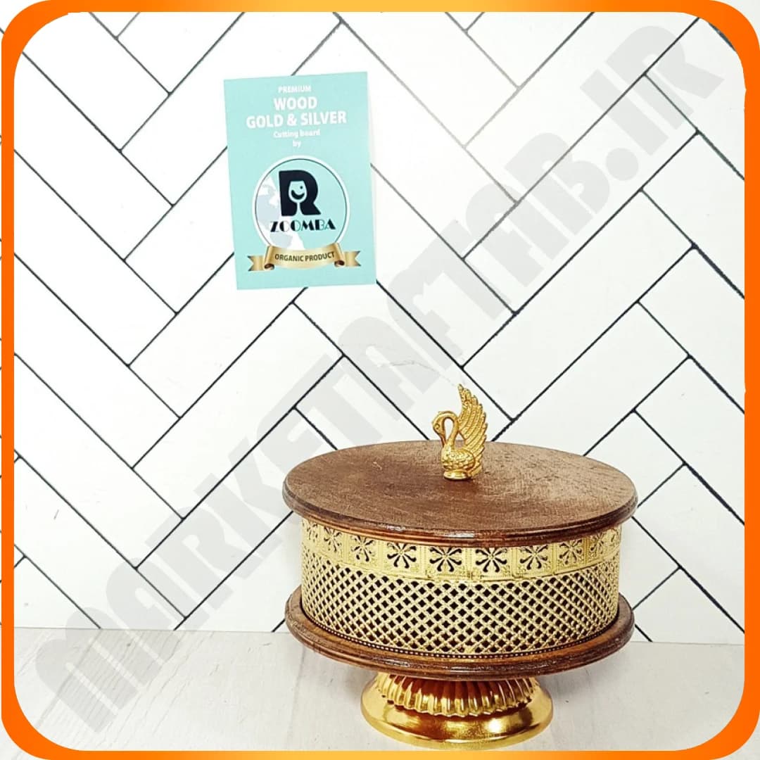 شکلات خوری طلایی کف چوب کندو زومبا — تصویر ۲