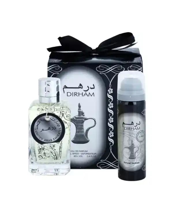 ادكلن عربي درهم با اسپري درهم ارض الزعفران ازگند بیوتی