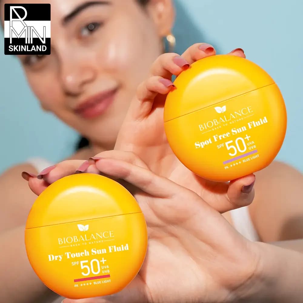 فلوئید ضد آفتاب بیوبالانس SPF 50 مدل dry touch — تصویر ۸