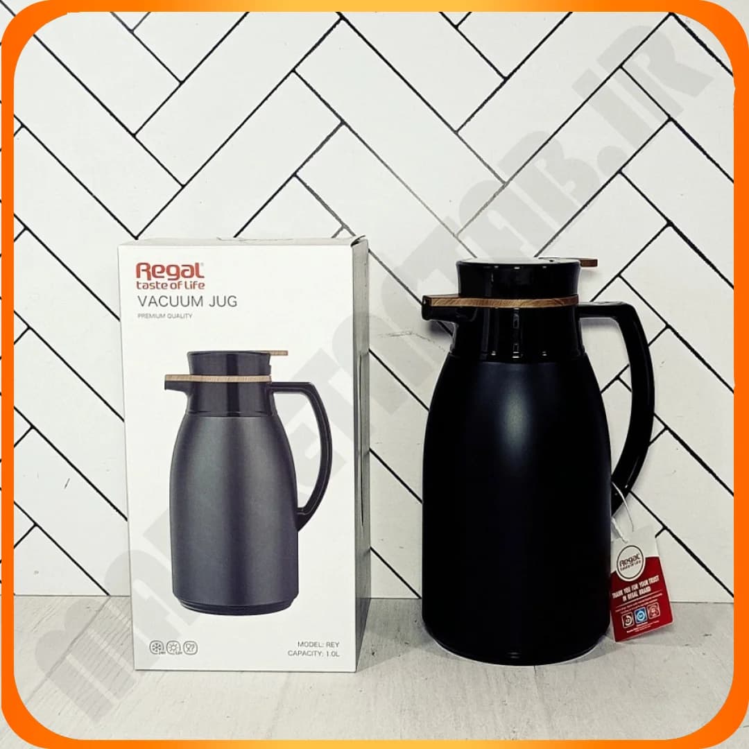 فلاسک 1 لیتر مشکی REY 10SBW رگال