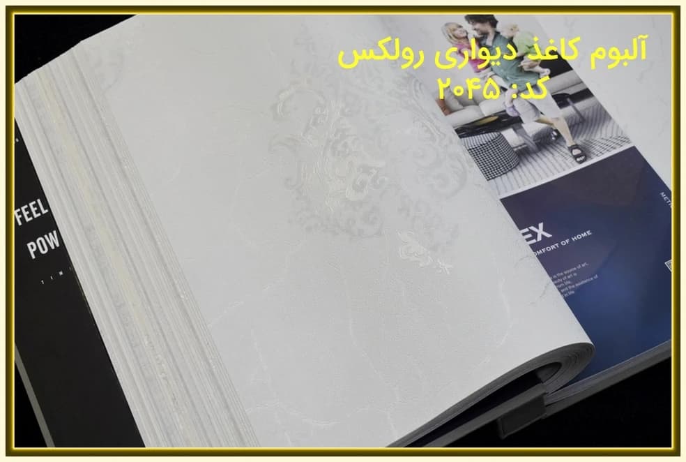 کاغذ دیواری داماسک کرم کد: 2045(ROLEX) — تصویر ۴