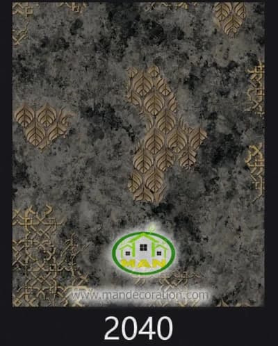 کاغذ دیواری مدرن مشکی کد:2040 — تصویر ۲