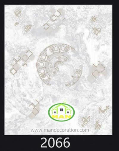 کاغذ دیواری مدرن استخوانی کد:2066 — تصویر ۲