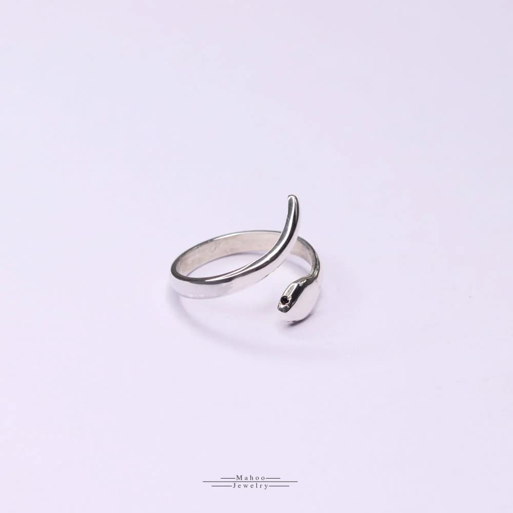 انگشتر نقره مار R0244