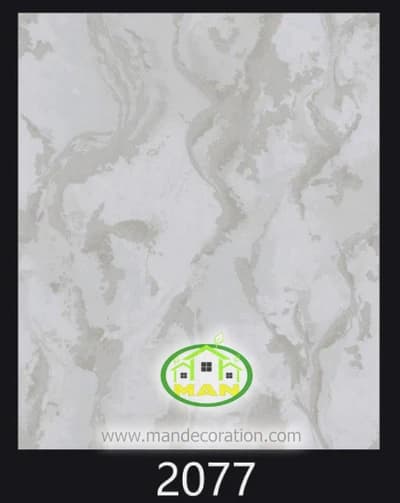 کاغذ دیواری پتینه طوسی کد:2077 — تصویر ۲