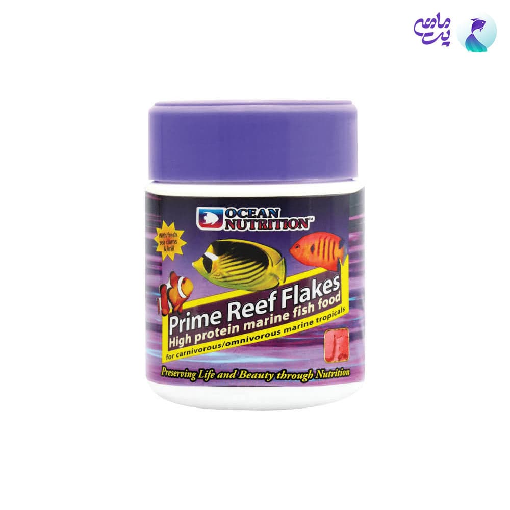 غذای ماهی اوشن Nutrition Prime Reef Flake (34گرم)