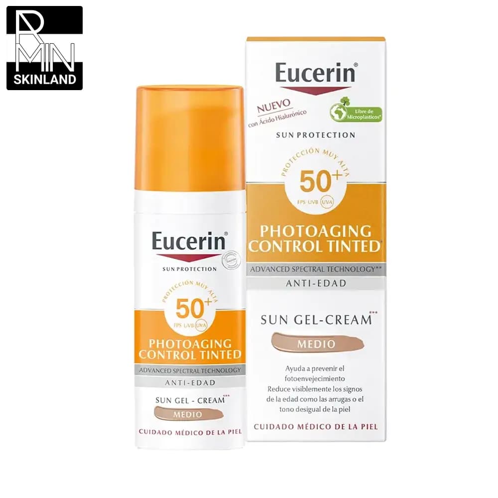 ژل کرم ضد آفتاب رنگی اوسرین SPF 50 مدل photoaging control حجم 50ml — تصویر ۲