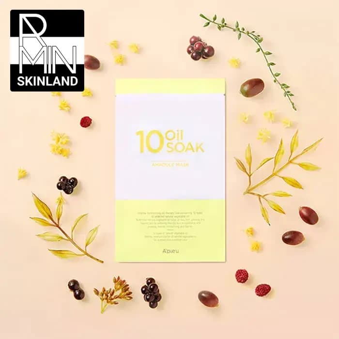 ماسک صورت اپیو حاوی 10 آمپول روغنی وزن 22gr — تصویر ۳