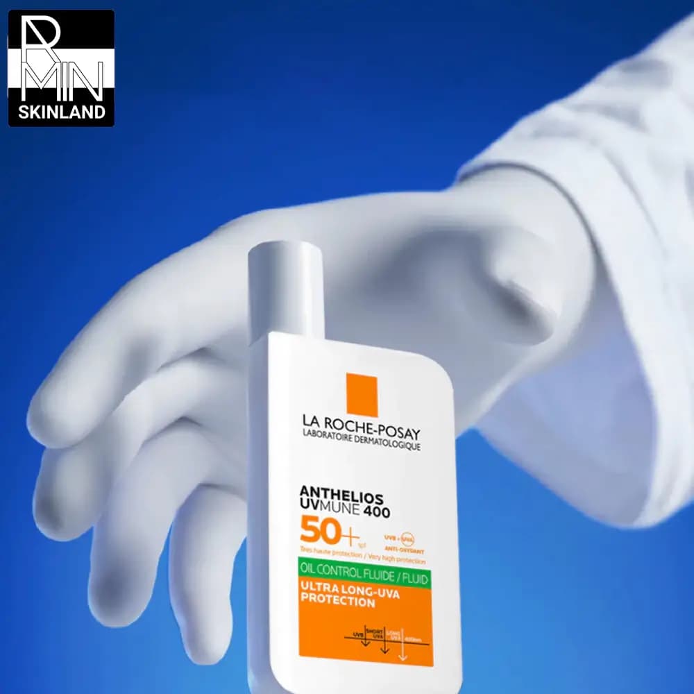 فلوئید ضد آفتاب پوست چرب لاروش پوزای SPF 50 مدل Anthelios UVMune 400 حجم 50ml — تصویر ۴