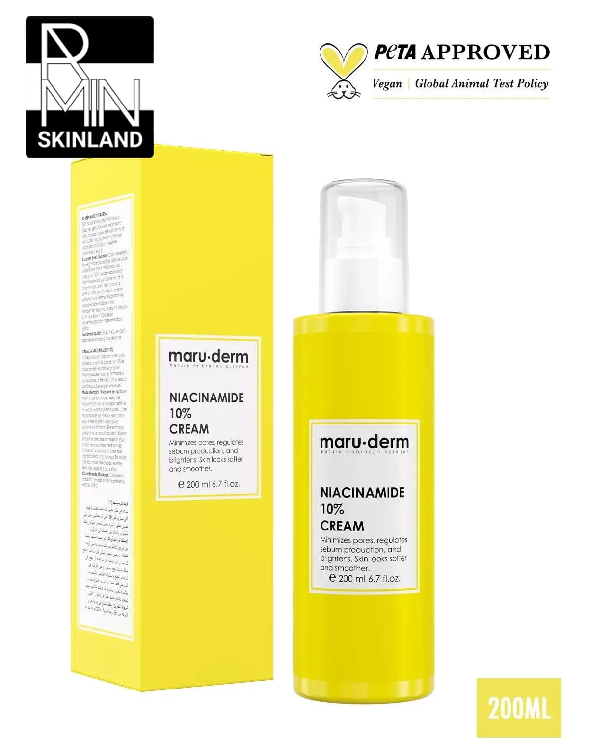 کرم نیاسینامید مارودرم حجم 200ml — تصویر ۹