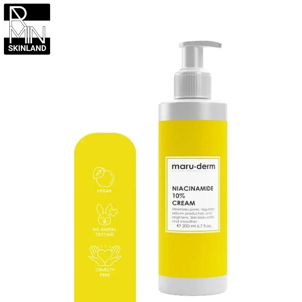 کرم نیاسینامید مارودرم حجم 200ml — تصویر ۷