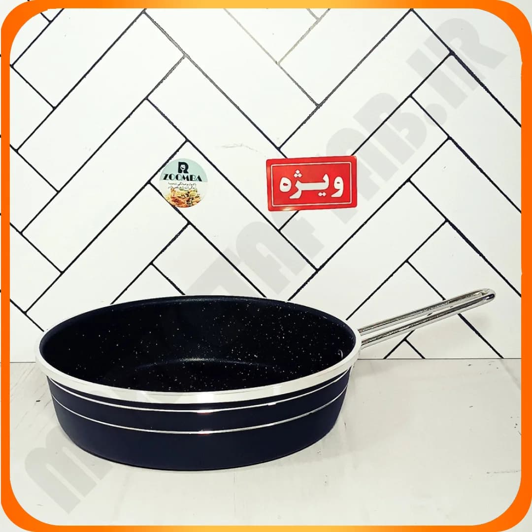 تابه تک سایز 24 تک دسته فلزی چکشی ویژه زومبا