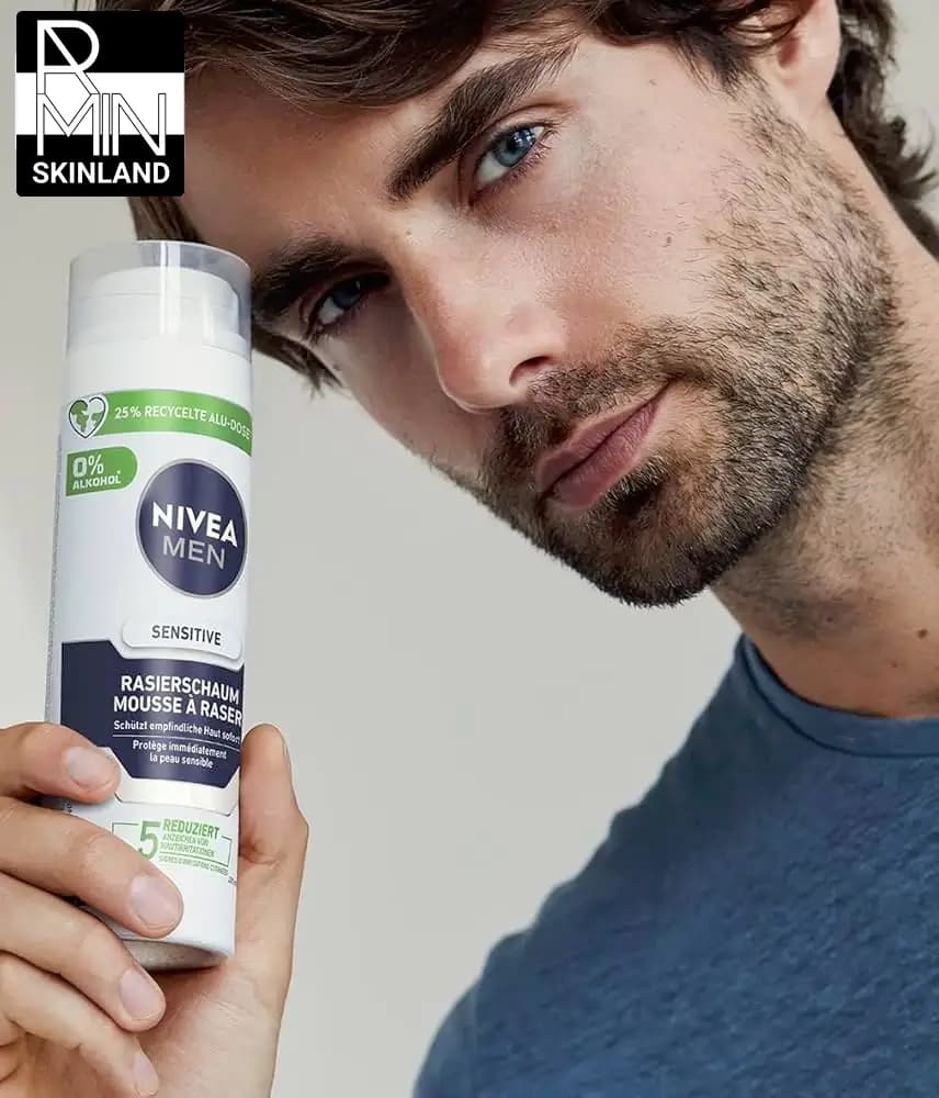 فوم اصلاح نیوآ مدل Sensitive حجم 200ml — تصویر ۴