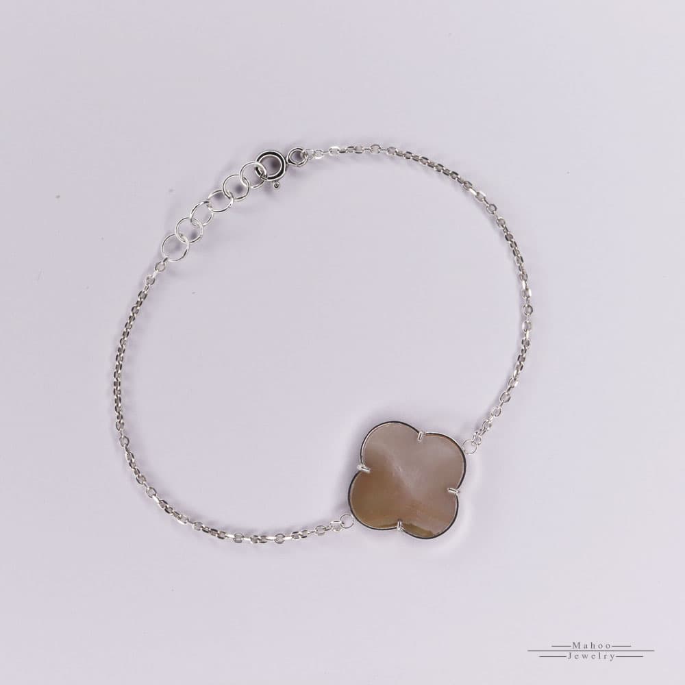 دستبند نقره و صدف B0192 — تصویر ۳