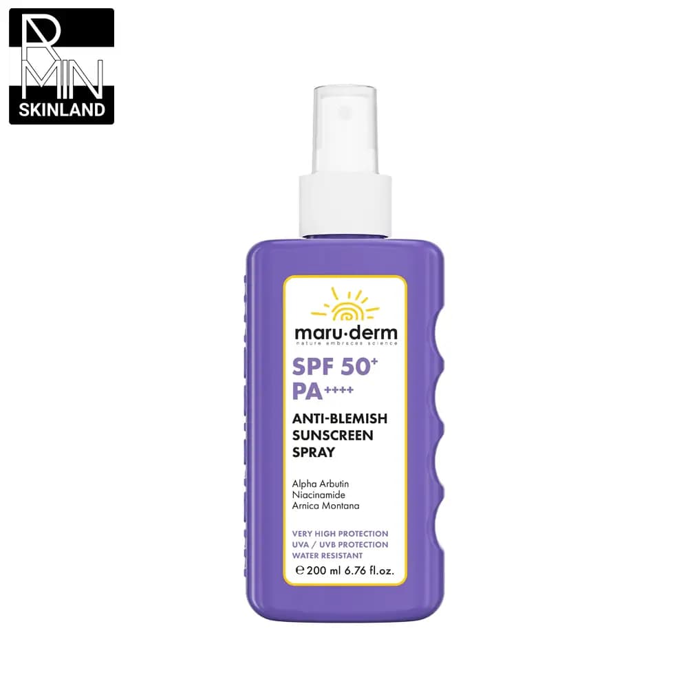 اسپری ضد آفتاب روشن کننده بدن مارودرم SPF 50 حجم 200ml — تصویر ۳
