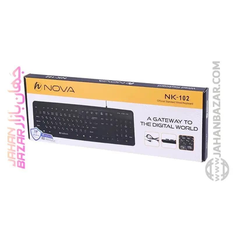 کیبورد سیم دار NOVA نوا مدل NK-102 — تصویر ۱۲
