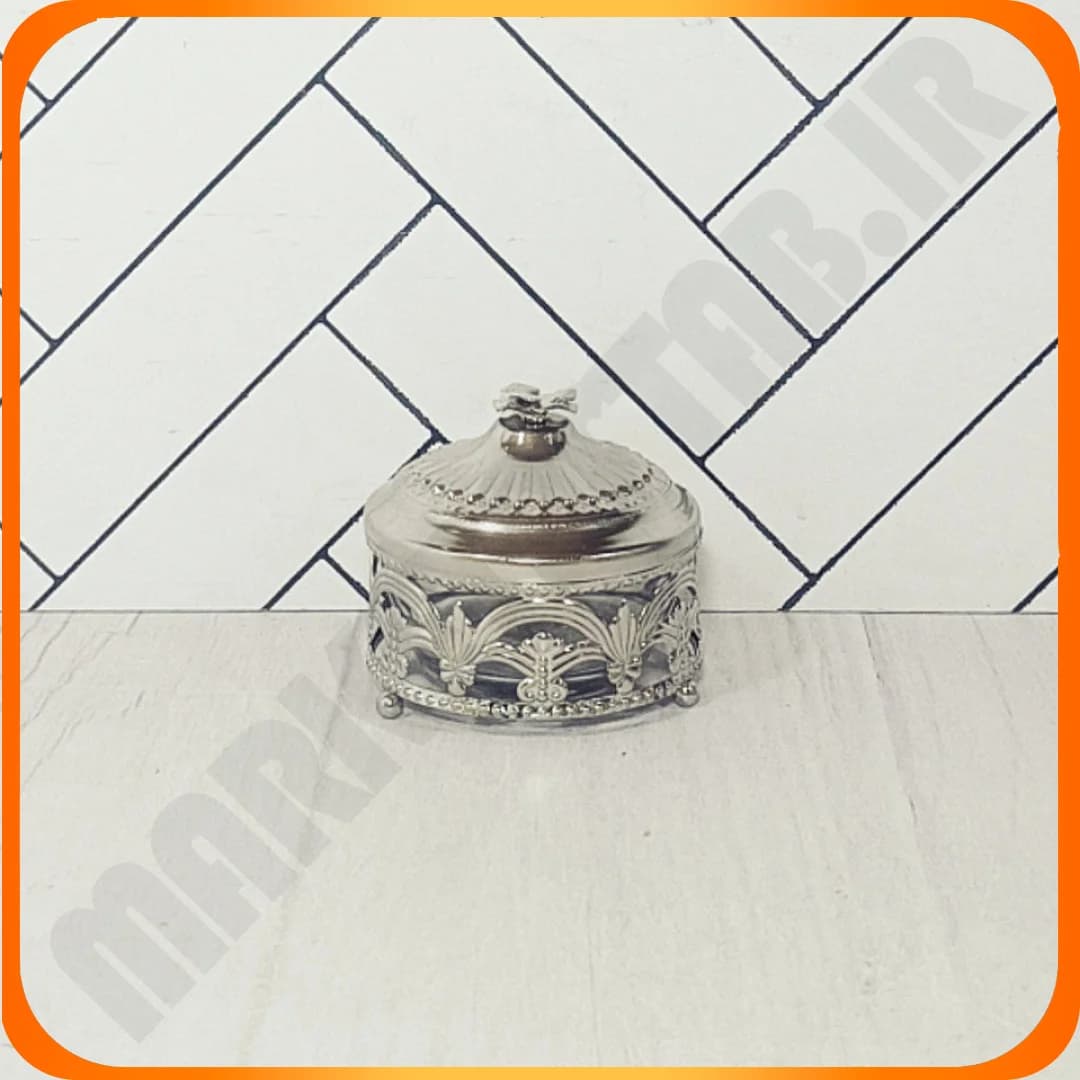 قندان گرد سیلور پرده ای زومبا