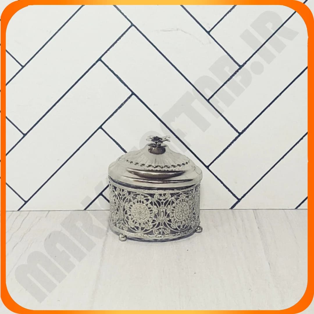 قندان گرد سیلور الیزابت زومبا
