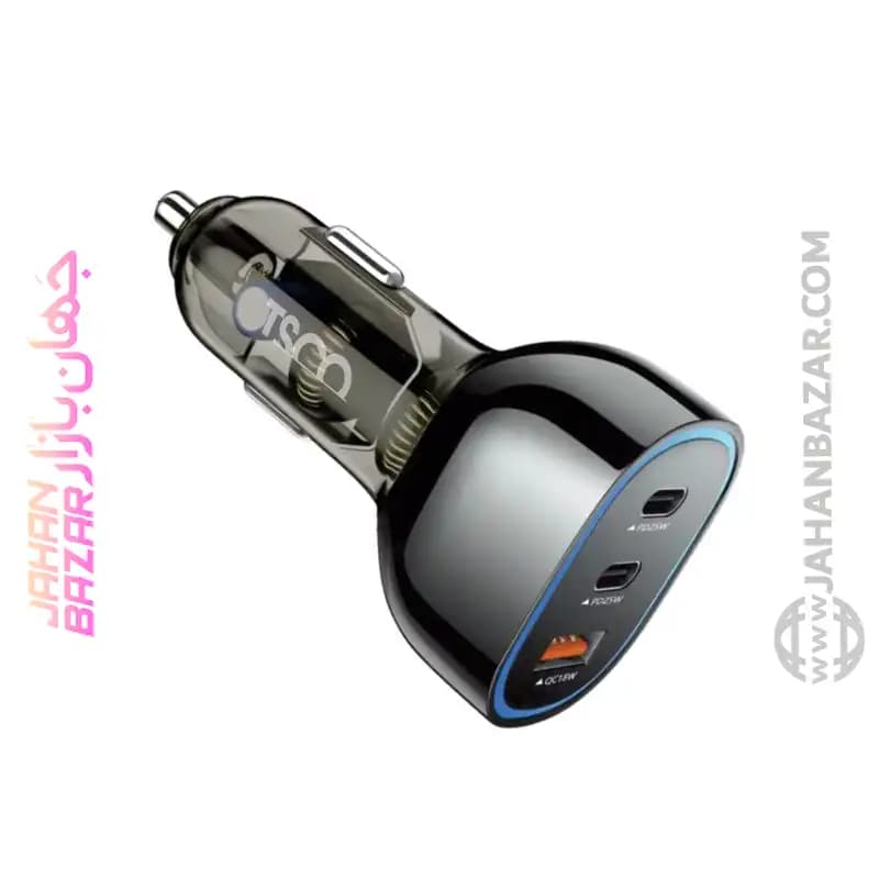 شارژر فندکی 68 وات سه پورت تسکو TSCO مدل TCG 46 — تصویر ۲