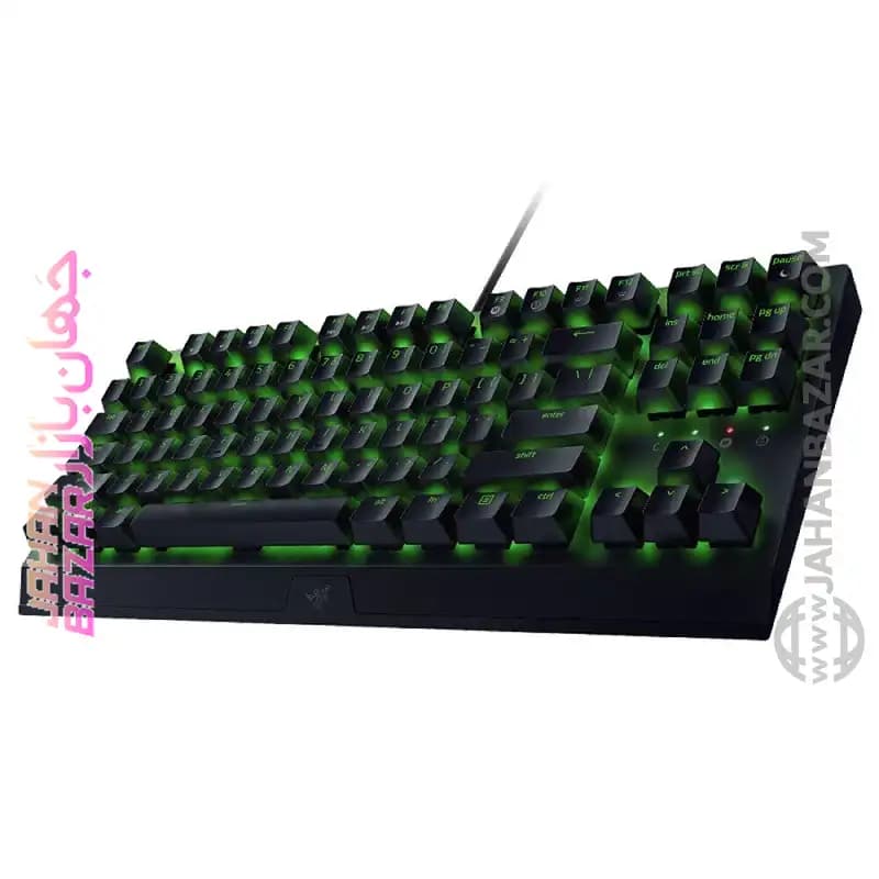 کیبورد گیمینگ ریزر Razer مدل BlackWidow X TKL Green Switch — تصویر ۲