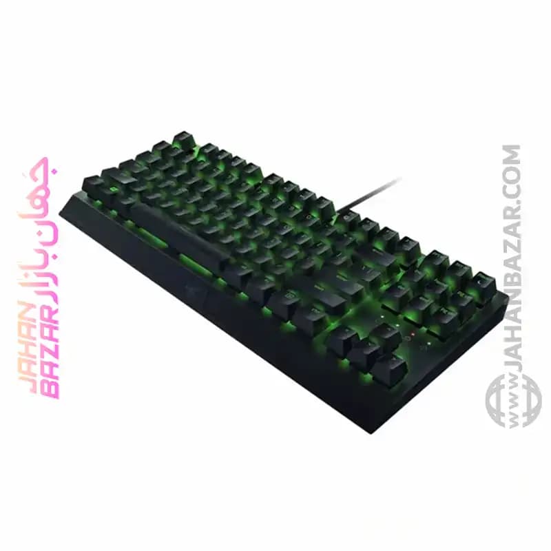 کیبورد گیمینگ ریزر Razer مدل BlackWidow X TKL Green Switch — تصویر ۳