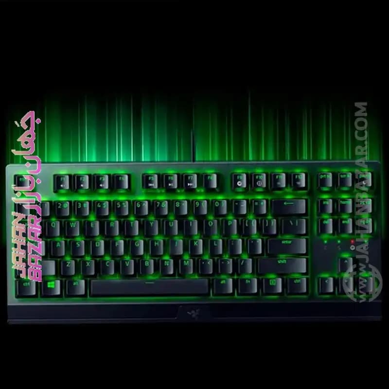 کیبورد گیمینگ ریزر Razer مدل BlackWidow X TKL Green Switch — تصویر ۸