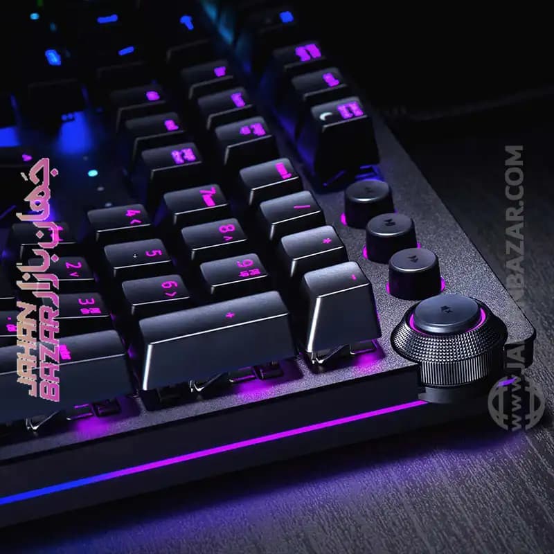 کیبورد گیمینگ ریزر Razer مدل HUNTSMAN ELITE Red Switch — تصویر ۷
