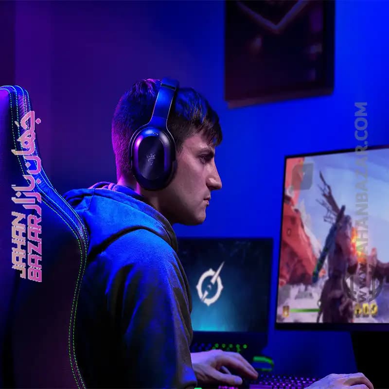 هدست گیمینگ ریزر Razer مدل Barracuda Pro مشکی — تصویر ۱۱