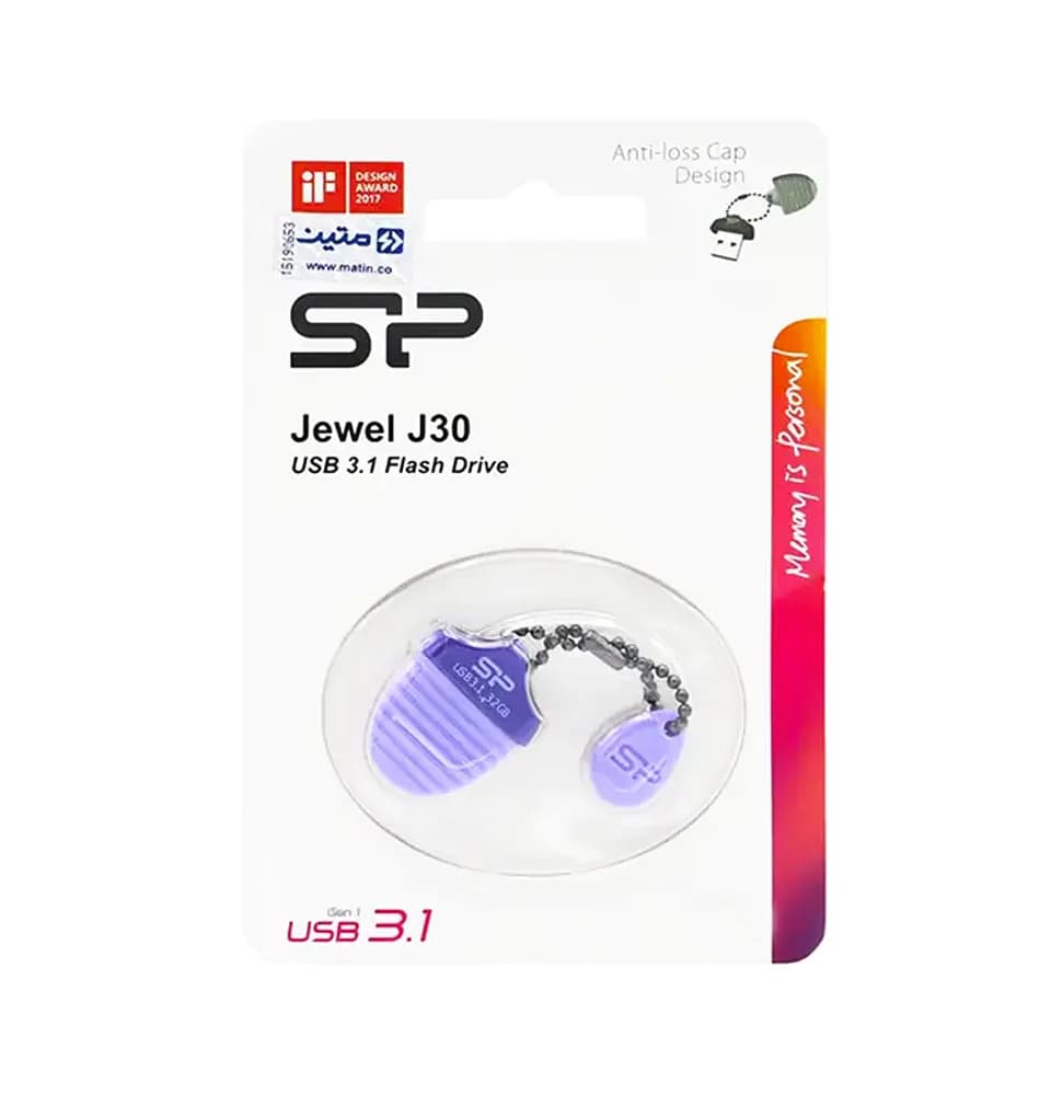 فلش سیلیکون پاور Silicon Power مدل JEWEL J30 USB 3.1 ظرفیت 32 گیگابایت — تصویر ۴