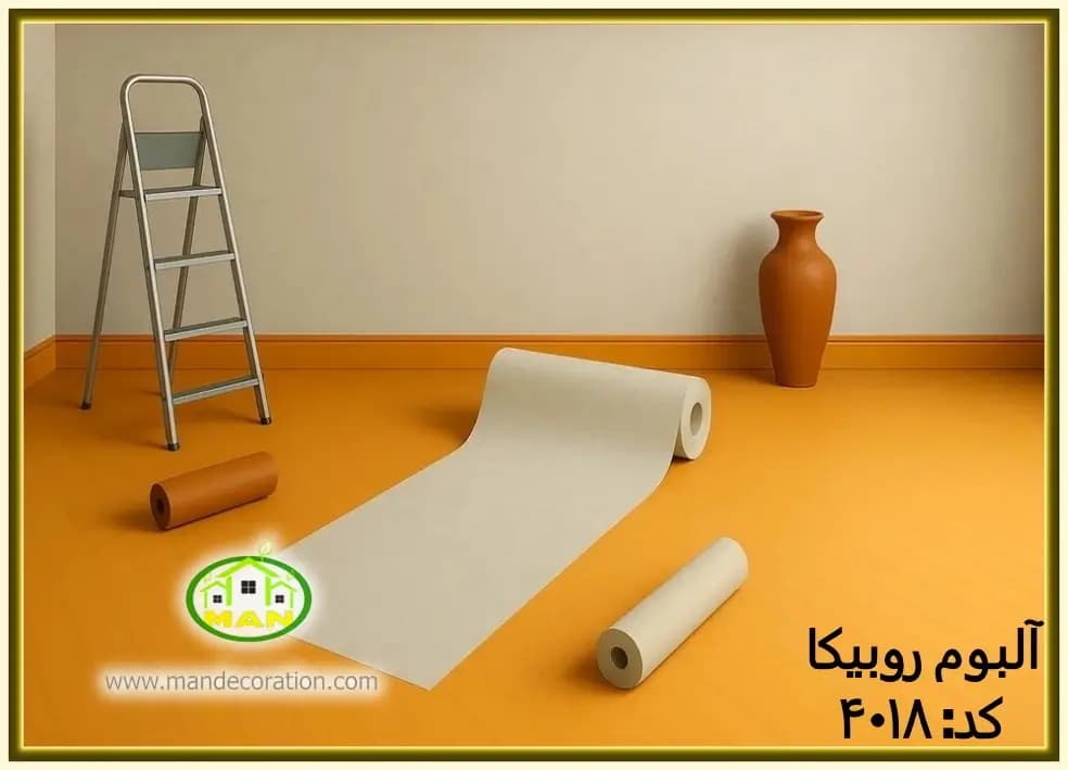 کاغذ دیواری رونیکا مدرن استخوانی کد:4018(Ronika) — تصویر ۳