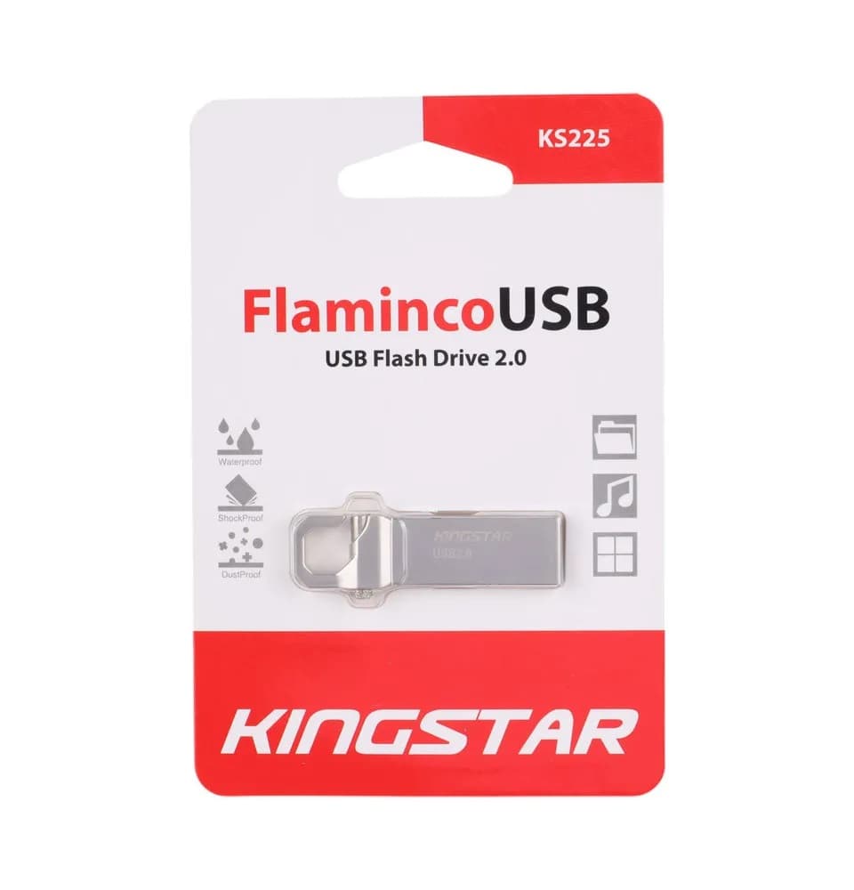 فلش کینگ استار KINGSTAR مدل Flaminco KS225 USB 2.0 ظرفیت 64 گیگابایت — تصویر ۱۰
