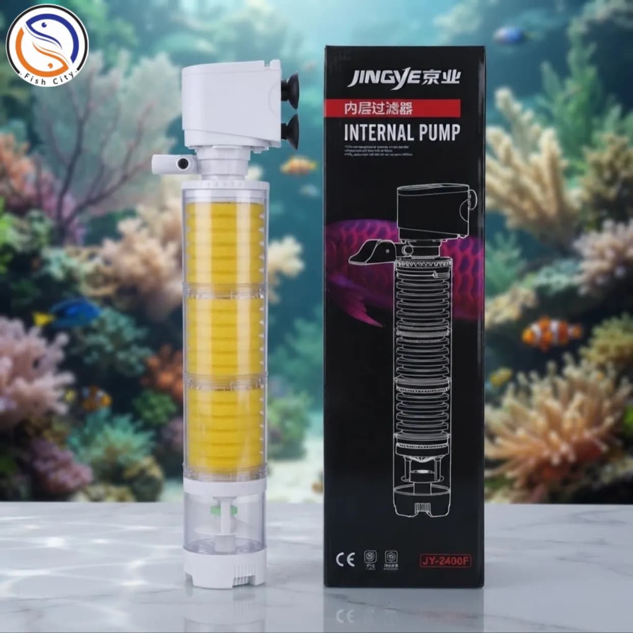 فیلتر داخلی آکواریوم جینگی JY-2400F — تصویر ۱۱