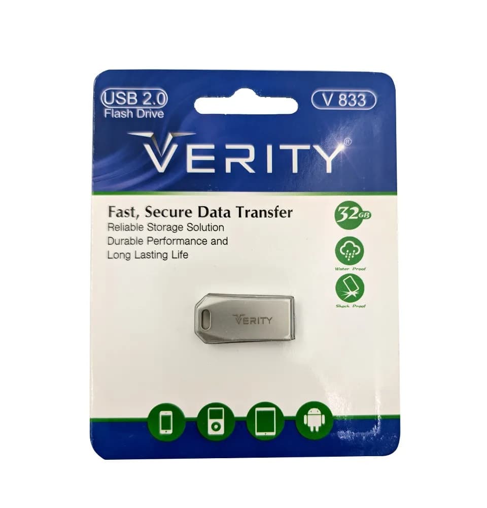 فلش وریتی VERITY مدل V-833 ظرفیت 32 گیگابایت — تصویر ۴
